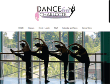 Tablet Screenshot of dancefevercharlotte.com